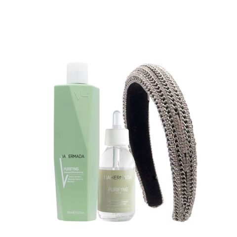 Purifyng Shampoo 250ml Lotion 125ml + Bandeau Bombé En Cadeau