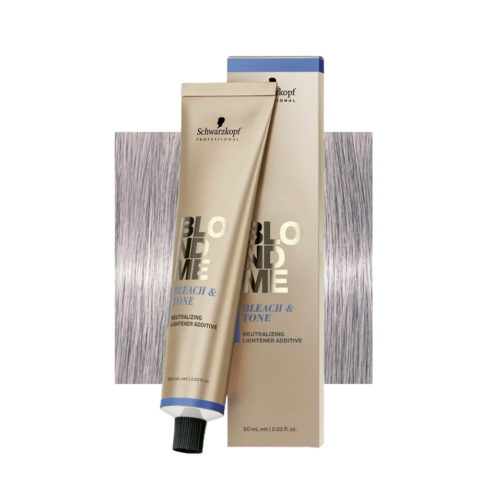 Schwarzkopf BlondMe Color Bleach&Tone Violet 60ml - additif neutralisant pour éclaircir