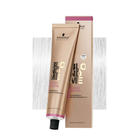 Schwarzkopf BlondMe Pastel Toning Clear 60ml - crème neutralisante pour cheveux blonds