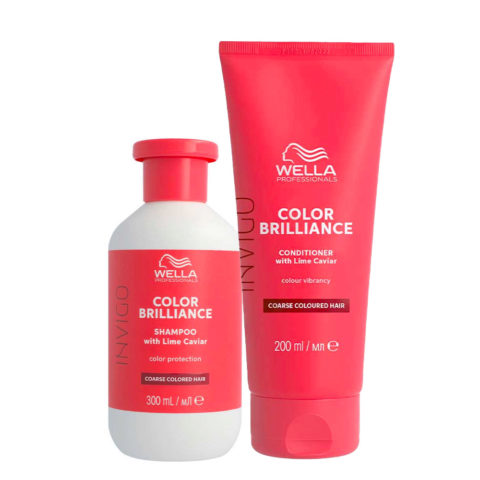 Routine Wella pour les cheveux colorés épais