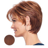 Hairdo Instant Short Cut Marron Moyen Noisette - perruque coupe courte