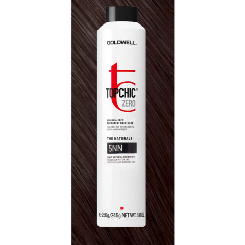 5NN Topchic Zero Light Natural Brown Intense Can 250ml - coloration permanente sans ammoniaque