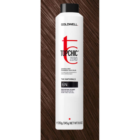 6N Topchic Zero Dark Natural Blonde Can 250ml - coloration permanente sans ammoniaque