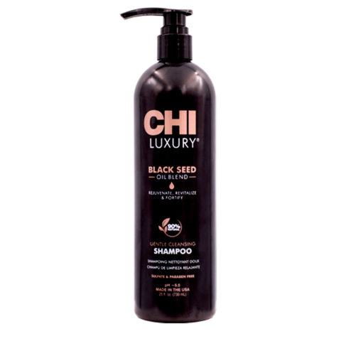 CHI Luxury Black Seed Oil Gentle Cleansing Shampoo 739ml - shampooing restructurant délicat