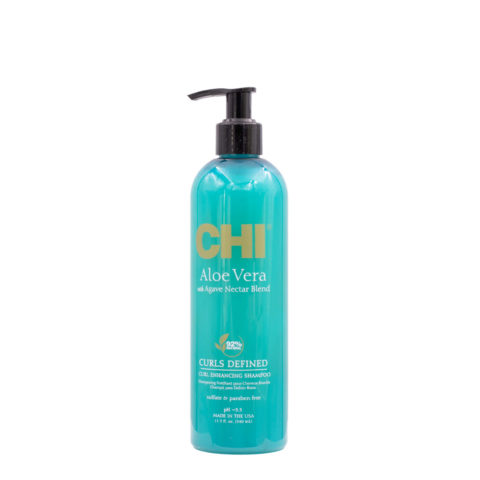 CHI Aloe Vera Curls Defined Curl Enhancing Shampoo 340ml - shampoing pour boucles
