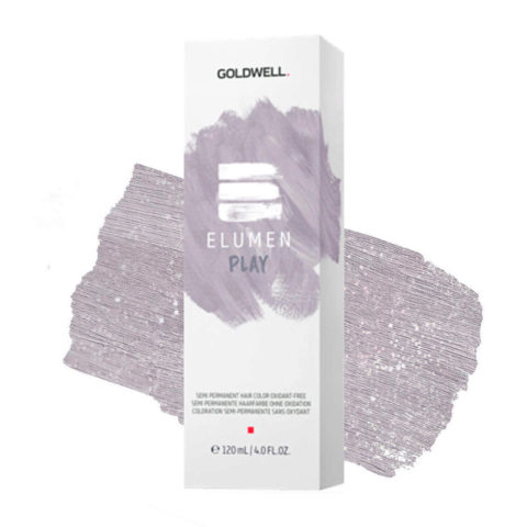 Goldwell Elumen Play Metallic Silver 120ml - couleur semi-permanente rouge baie