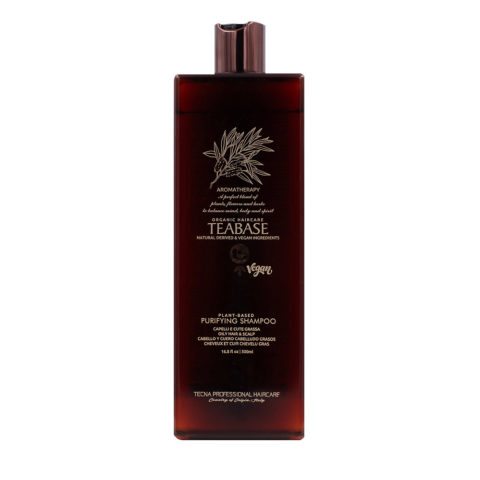 Tecna Teabase Aromatherapy Purifying Shampoo 500ml - shampoing pour cheveux et cuir chevelu gras