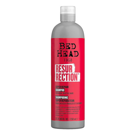 Tigi Bed Head Resurrection Super Repair Shampoo 750ml - shampooing pour cheveux abîmés