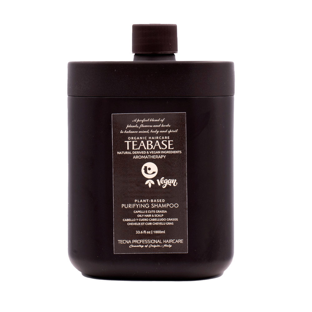 Tecna Teabase Aromatherapy Purifying Shampoo 1000ml - shampoing pour cheveux et cuir chevelu gras
