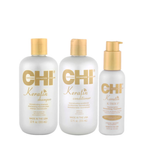 Keratin Shampoo 355ml Conditioner 355ml Treatment 115ml