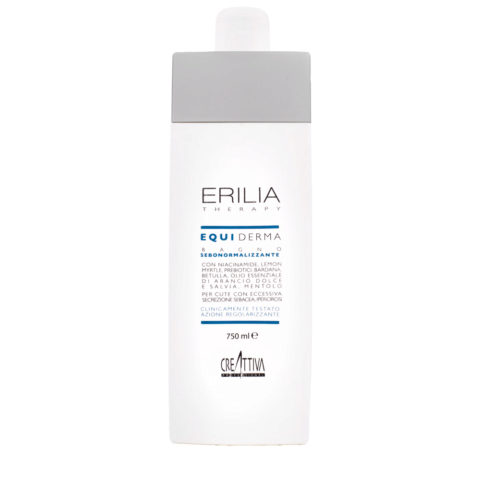 Creattiva Erilia Equiderma Bagno Sebonormalizzante 750ml - shampooing séborégulateur