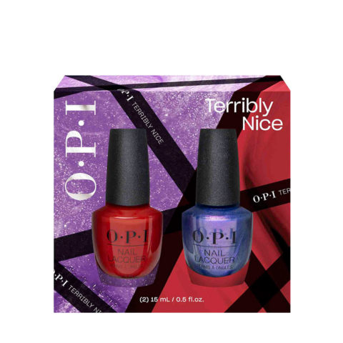OPI Nail Lacquer Terribly Nice Duo Pack 2x15ml   - coffret de vernis à ongles