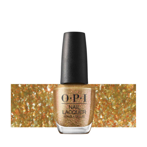 OPI Nail Lacquer Terribly Nice HRQ02 Five Golden Flings 15ml  - vernis à ongles