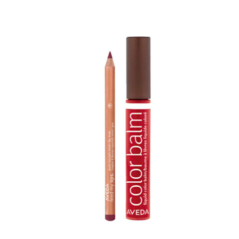 Aveda Feed My Lips Liner Pomegranate 07, 1.14gr Lip Gloss Maraschino 02, 10ml