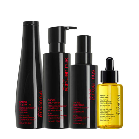 Ashita Supreme Intense Revitalization Shampoo 300ml Conditioner 250ml Serum 90ml + Oil Concentrate 50ml