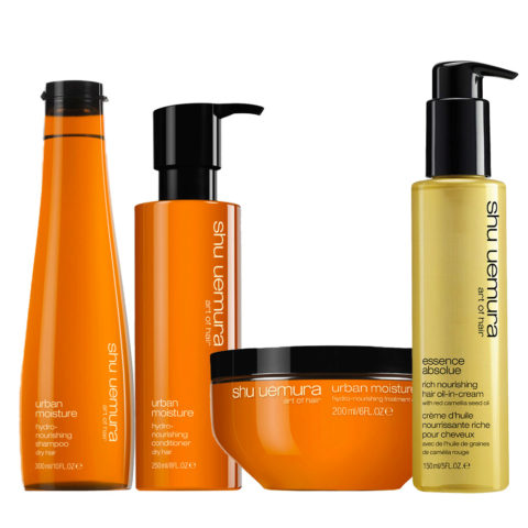 Urban Moisture Hydro-Nourishing Shampoo 300ml Conditioner 250ml  Treatment 200ml + Oil In Cream 150ml