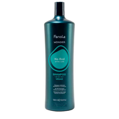 Fanola Wonder No Red Shampoo 1000ml - shampoing anti rouge