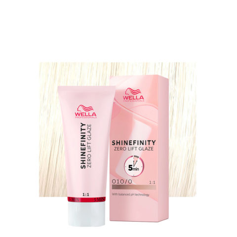 Shinefinity Zero Lift Glaze Natural Flash 010/0 60ml - coloration demi-permanente