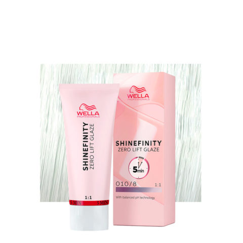 Wella Shinefinity Zero Lift Glaze Opal Flash 010/8 60ml - coloration demi-permanente