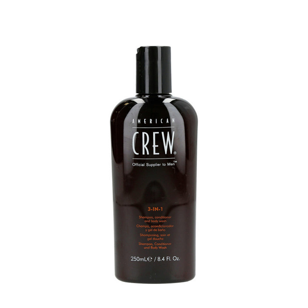 American Crew Classic 3 in 1 250ml  - shampoing après-shampooing et gel douche