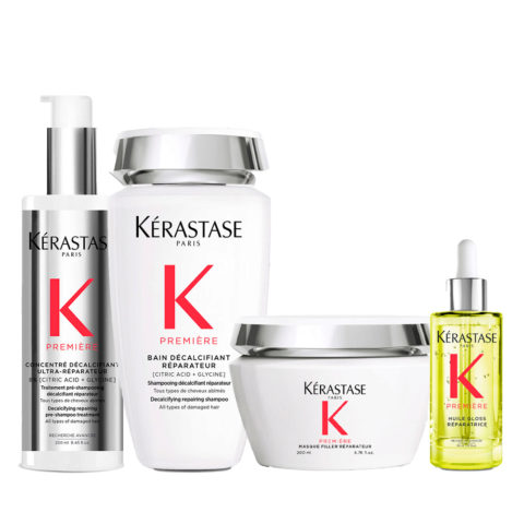 Kerastase Première Concentré Décalcifiant Ultra-Réparateur 250ml Bain 250ml Masque 200ml Huile 30ml