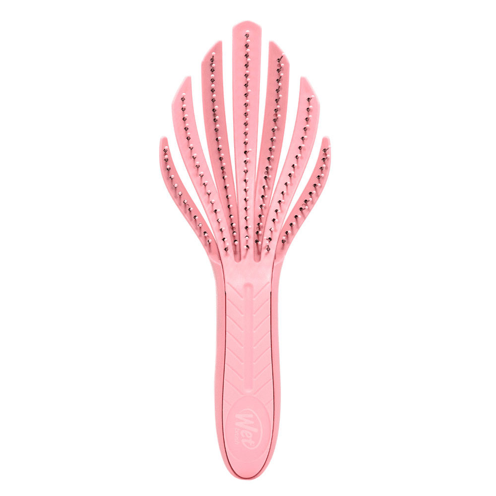 WetBrush Pro Go Green Curl Detangling Brush Pink - brosse démêlante cheveux bouclés