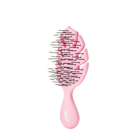 WetBrush Pro Go Green Mini Detangler Pink  - mini brosse démêlante