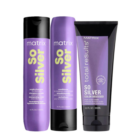 Haircare So Silver Shampoo 300ml Conditioner 300ml Mask 200ml