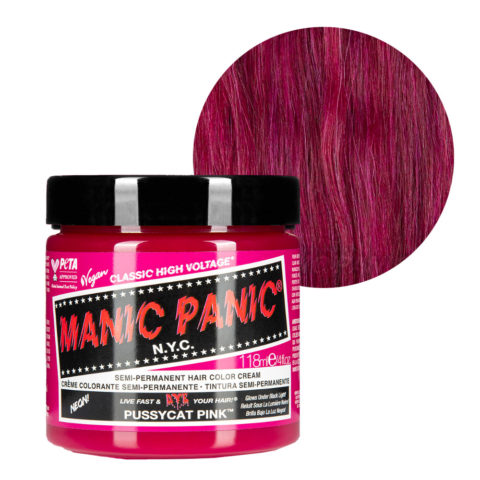 Manic Panic Classic High Voltage Pussycat Pink 118ml  - crème colorante semi-permanente