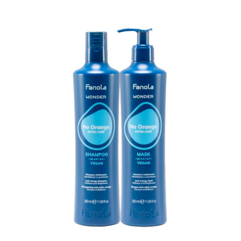 Fanola Wonder No Orange Shampoo 350ml Mask 350ml