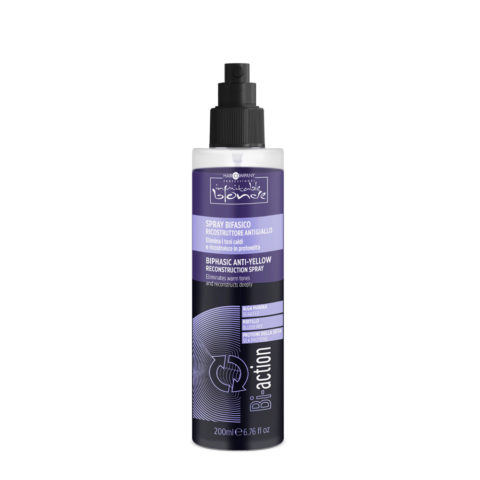 Hair Company Inimitable Blonde Biphasic Anti-Yellow Reconstruction Spray 200ml - spray biphasique reconstructeur