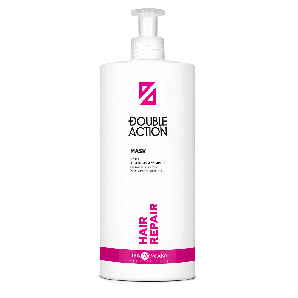 Hair Company Double Action Hair Repair Mask 1000ml - masque de reconstruction