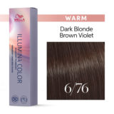 Wella Illumina Color 6/76 Blond Foncé Sable Violet 60ml - coloration permanente