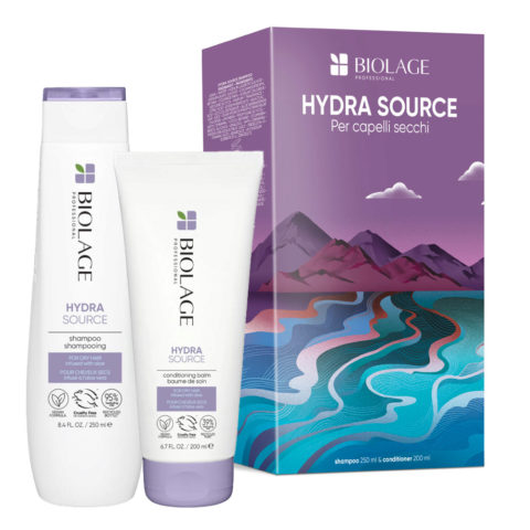 Coffret Biolage Earth Day Hydra Source - kit cheveux secs