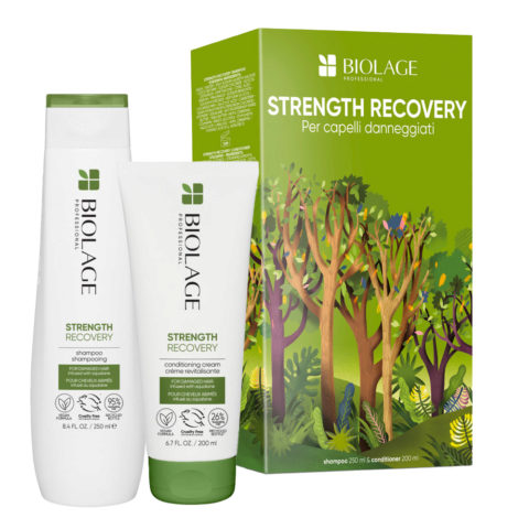 Coffret  Earth Day  Strength Recovery - kit cheveux abîmés