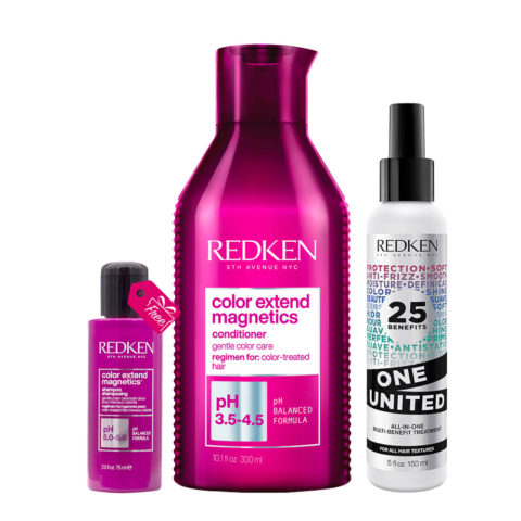 Redken Color Extend Magnetics Shampoo 75 ml OFFERT+ Conditioner 300ml All In One Spray 150m