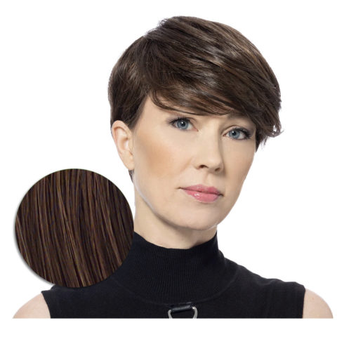 Hairdo Polished Pixie Perruque Marron Cuivré Moyen - perruque coupe courte