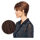 Hairdo Polished Pixie Perruque Marron Cuivré Moyen - perruque coupe courte