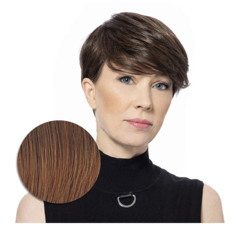 Hairdo Polished Pixie Perruque Marron Rubis Moyen - perruque coupe courte