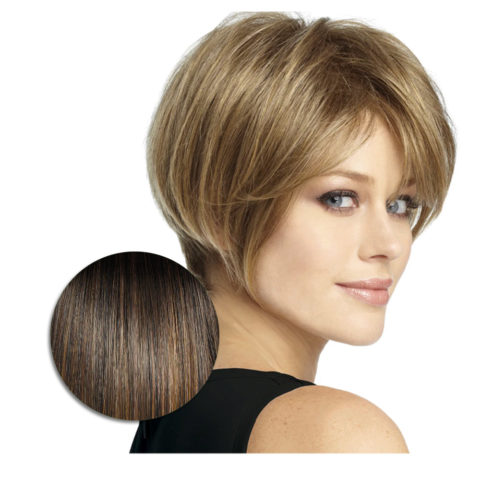 Hairdo Milano Perruque Marron Noisette Moyen - perruque coupe courte