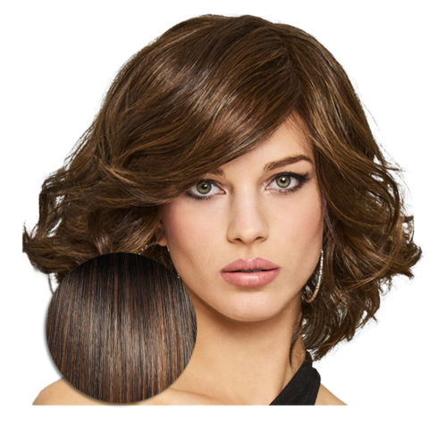 Hairdo Bombshell Bob Perruque Marron Moyen Noisette - perruque coupe courte