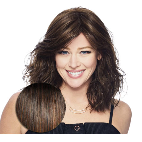 Hairdo Courtside Waves Perruque Marron Moyen Noisette - perruque coupe moyenne