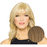 Hairdo Topper Stylish Wave Blond Foncé - toupet vagues