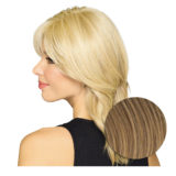 Hairdo Topper Stylish Wave Blond Foncé - toupet vagues