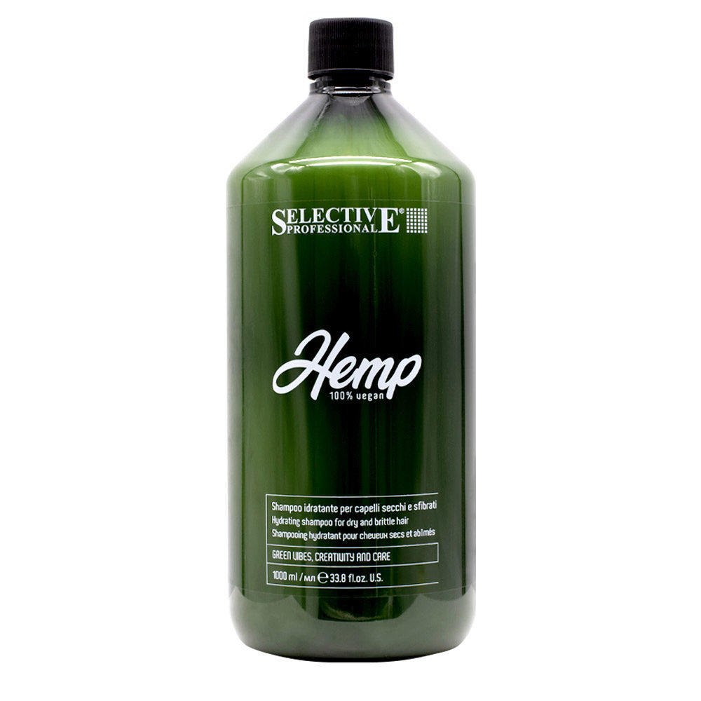 Selective Professional Hemp Shampoo 1000ml - shampooing hydratant