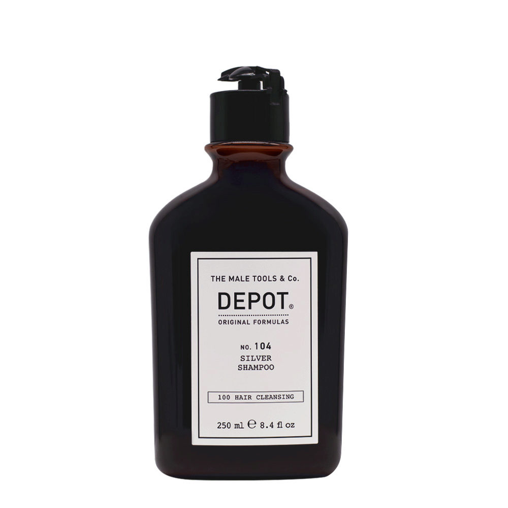 Depot Hair Cleansing No. 104 Silver Shampoo 250ml - shampoing pour cheveux blonds, gris et blancs
