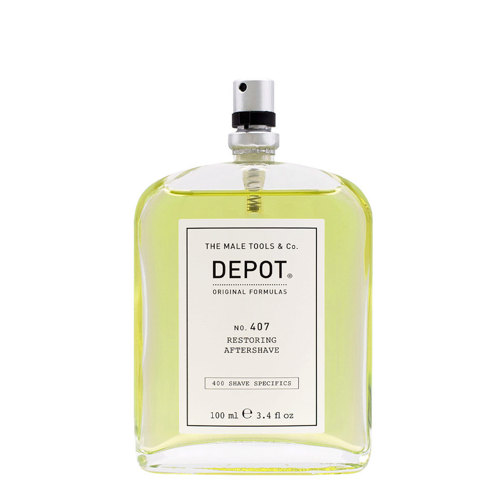 Depot Shave Specifics No.407 Restoring Aftershave 100ml  - lotion après-rasage tonifiante rafraîchissante