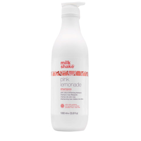 Milk Shake Pink Lemonade Shampoo 1000ml - shampoing délicat pour cheveux blonds ou décolorés