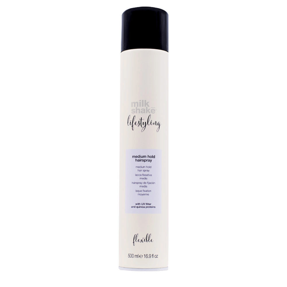 Z.one Concept Milk Shake Lifestyling Medium Hold Hairspray 500ml - laque tenue moyenne