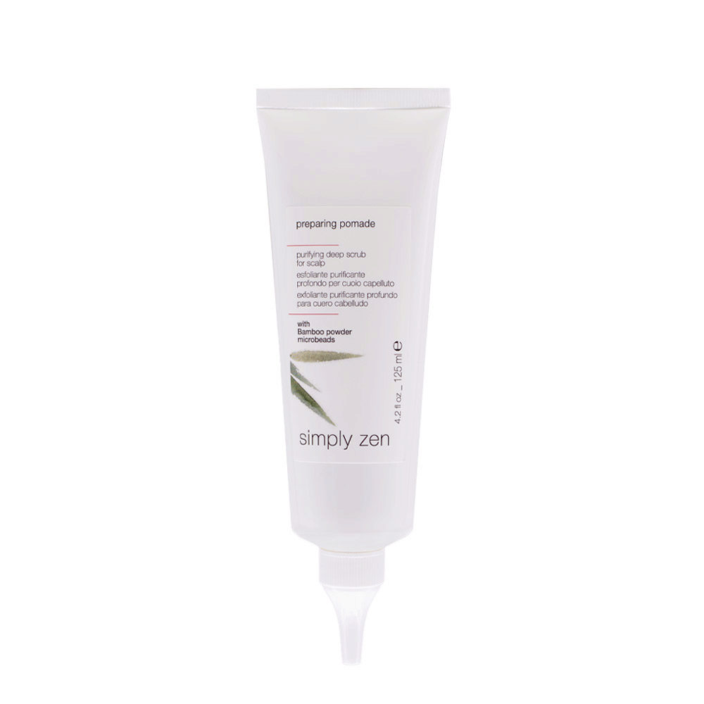 Z.one Concept Simply Zen Preparing Pomade 125ml - exfoliant purifiant en profondeur du cuir chevelu